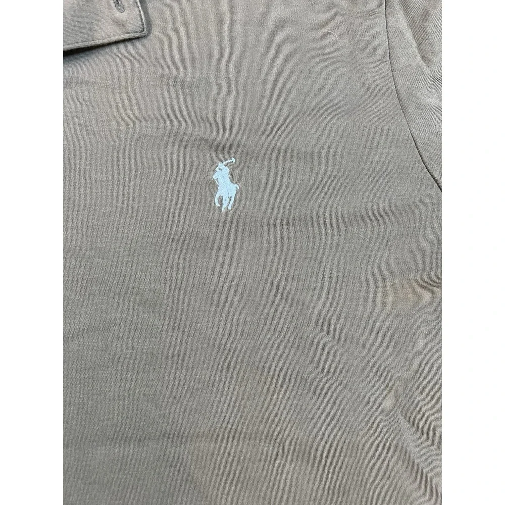 Polo Ralph Lauren Shirt Mens Size‎ XL Dark Gray Short Sleeve Rugby Preppy
